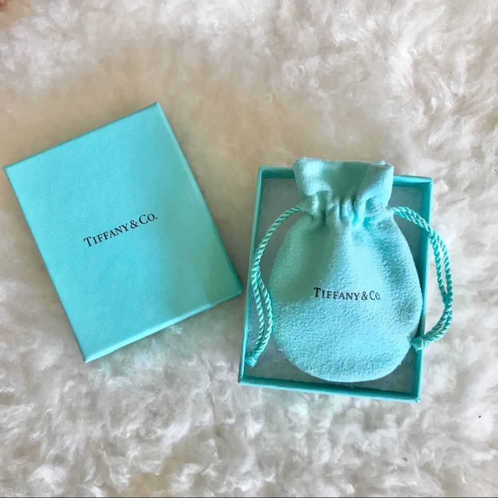 Tiffany & Co. Gift Box and Drawstring Bag